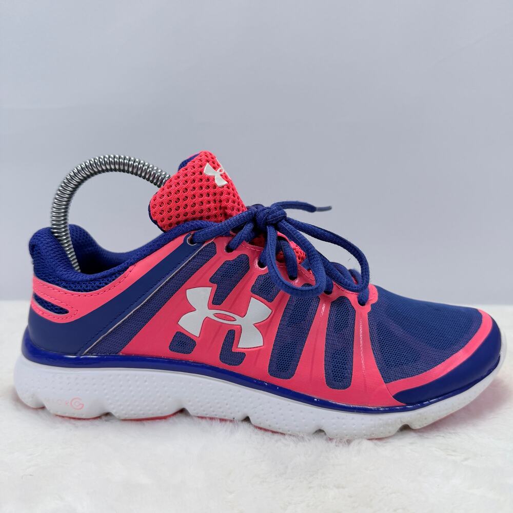 Under Armour Charged Assert 8 Blue Pink Running Shoes Women’s Size 7.5